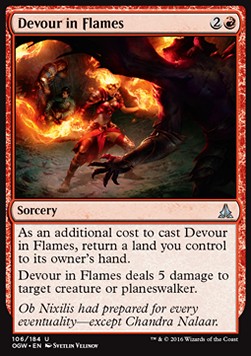 Verschlingende Flammen OGW-106 Uncommon Excellent Deutsch Foil