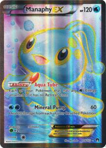 Manaphy EX BKP-116 Ultra Rare Played Deutsch