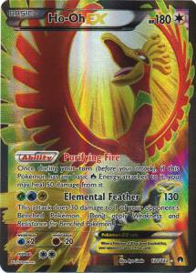 Ho-Oh EX BKP-121 Ultra Rare Played Deutsch