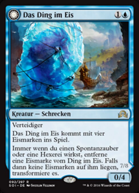 Das Ding im Eis // Erweckter Schrecken SOI-92 Rare Excellent Deutsch