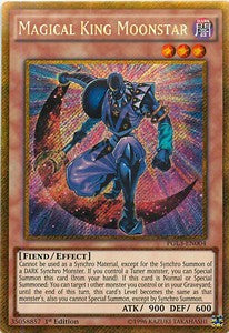 Magischer König Mondstern PGL3-004 Gold Secret Rare Excellent Deutsch 1. Auflage