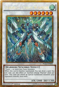 Sternenstaub-Angriffskrieger PGL3-DE005 Gold Secret Rare Near Mint Deutsch 1. Auflage