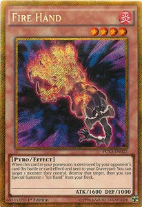 Feuerhand PGL3-022 Gold Secret Rare Excellent Deutsch 1. Auflage