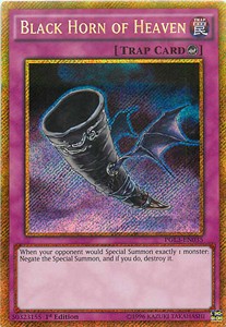 Black Horn of Heaven PGL3-035 Gold Secret Rare Excellent Englisch 1. Auflage