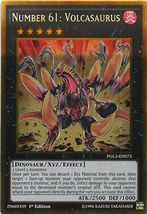Nummer 61: Volcasaurier PGL3-073 Gold Rare Excellent Deutsch 1. Auflage