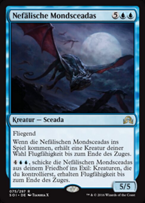 Nefälische Mondsceadas SOI-75 Rare Excellent Deutsch Foil
