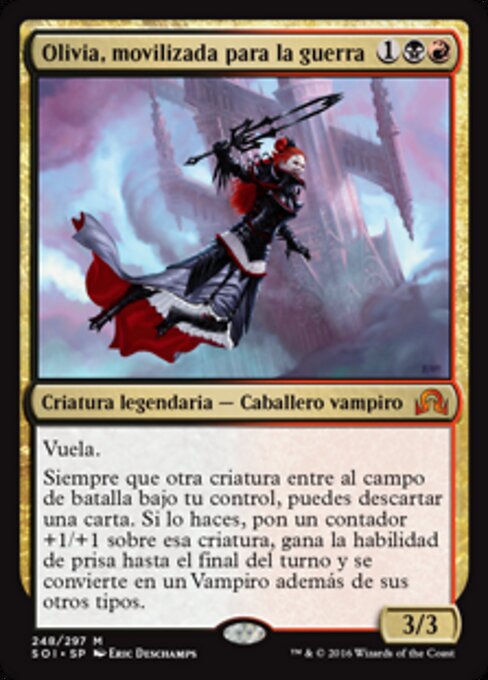 Olivia, Mobilized for War SOI-248 Mythic Excellent Spanisch