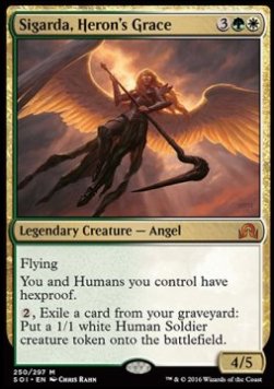 Sigarda, Heron's Grace SOI-250 Mythic Near Mint Englisch
