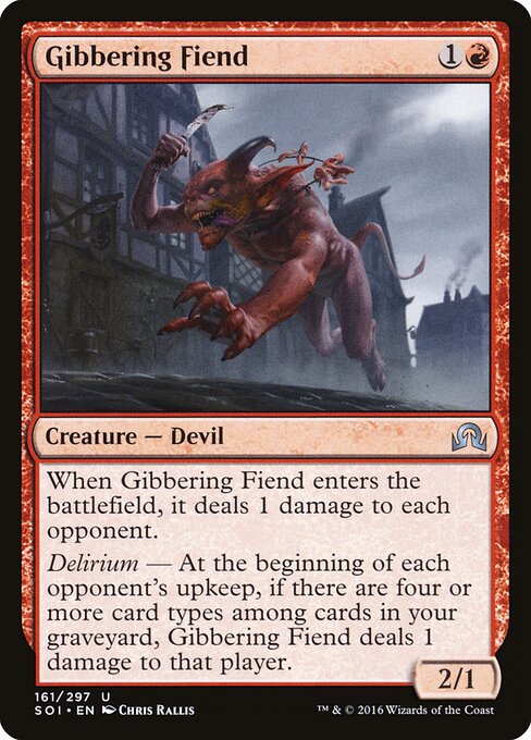 Geifernder Unhold SOI-161 Uncommon Excellent Englisch Foil
