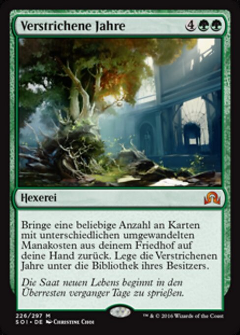 Verstrichene Jahre SOI-226 Mythic Excellent Deutsch