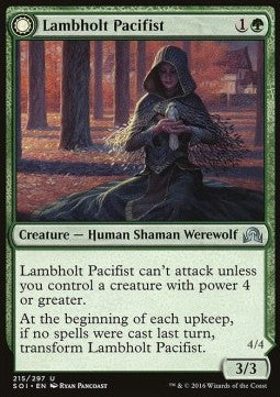 Pazifistin von Lammholt // Schlächterin von Lammholt SOI-215 Uncommon Excellent Englisch Foil