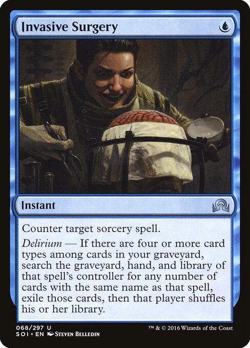 Invasive Chirurgie SOI-68 Uncommon Excellent Englisch Foil