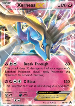 Xerneas EX XYPR-149 Promo Light Played Deutsch