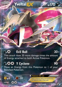 Yveltal EX XYPR-150 Promo Good Deutsch