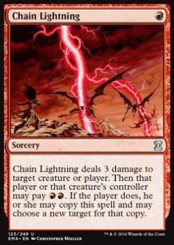 Chain Lightning EMA-123 Uncommon Excellent Englisch Foil