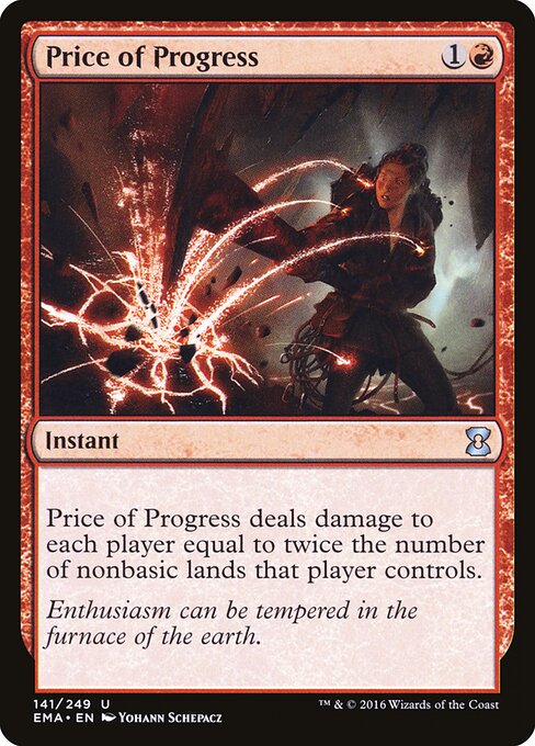 Price of Progress EMA-141 Uncommon Excellent Englisch