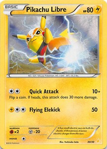 Pikachu Libre TK9-P-30 Promo Poor Deutsch