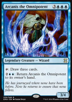 Arcanis the Omnipotent EMA-39 Rare Excellent Englisch Foil