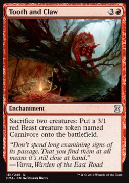 Tooth and Claw EMA-151 Uncommon Excellent Englisch
