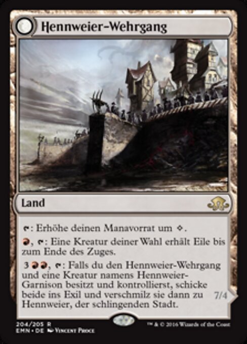 Hennweier-Wehrgang EMN-204 Rare Light Played Deutsch