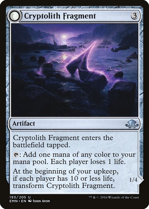 Kryptolithenfragment / Emrakuls Aurora EMN-193 Uncommon Played Englisch