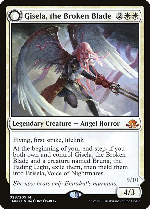 Gisela, the Broken Blade / Brisela, Voice of Nightmares EMN-28 Mythic Excellent Englisch