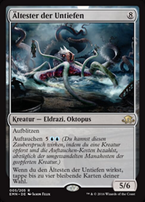 Ältester der Untiefen EMN-5 Rare Excellent Deutsch