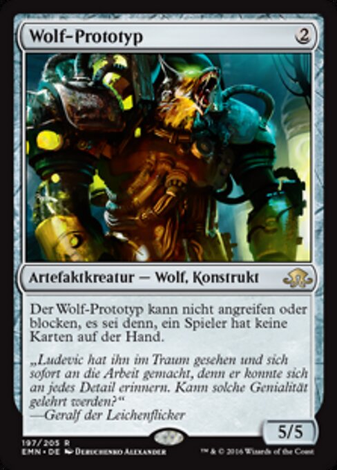 Wolf-Prototyp EMN-197 Rare Excellent Deutsch
