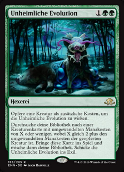 Unheimliche Evolution EMN-155 Rare Good Deutsch