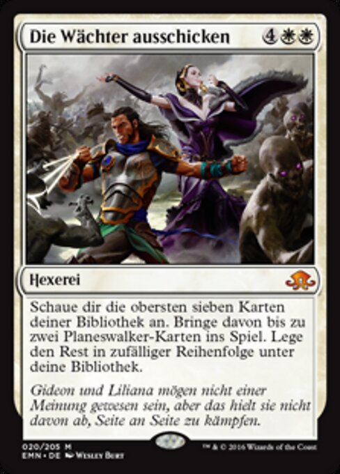 Die Wächter ausschicken EMN-20 Mythic Excellent Deutsch
