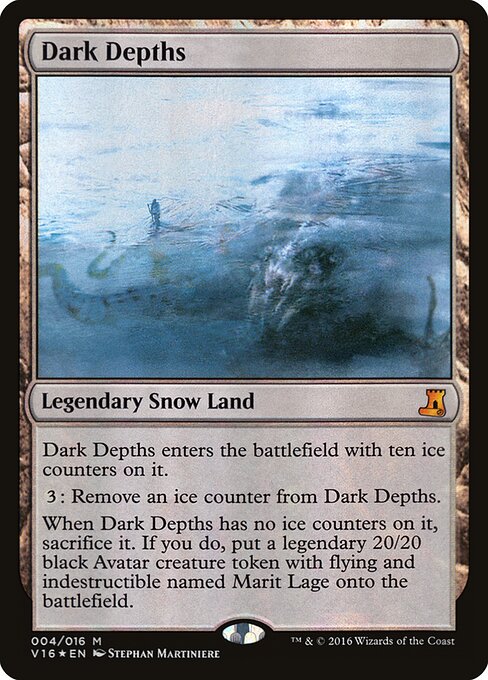 Dunkle Tiefen V16-4 Mythic Excellent Englisch Foil
