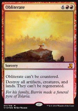 Vertilgung V16-11 Mythic Excellent Englisch Foil