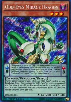 Buntäugiger Trugbild-Drache DRL3-001 Secret Rare Excellent Deutsch 1. Auflage