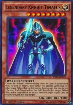 Legendärer Ritter Timaeus DRL3-041 Ultra Rare Good Deutsch 1. Auflage