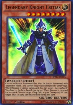 Legendärer Ritter Critias DRL3-056 Ultra Rare Excellent Deutsch 1. Auflage