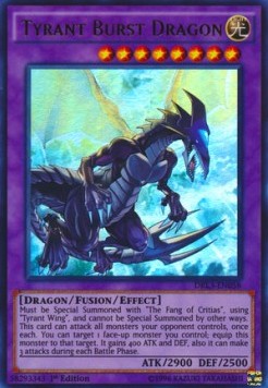 Tyrannischer Explosionsdrache DRL3-058 Ultra Rare Good Deutsch 1. Auflage