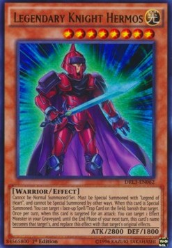 Legendärer Ritter Hermos DRL3-062 Ultra Rare Light Played Deutsch 1. Auflage