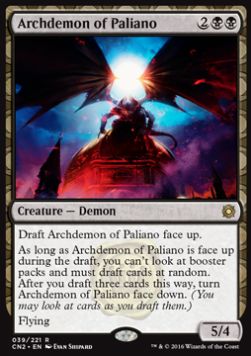 Archdemon of Paliano CN2-39 Rare Excellent Englisch
