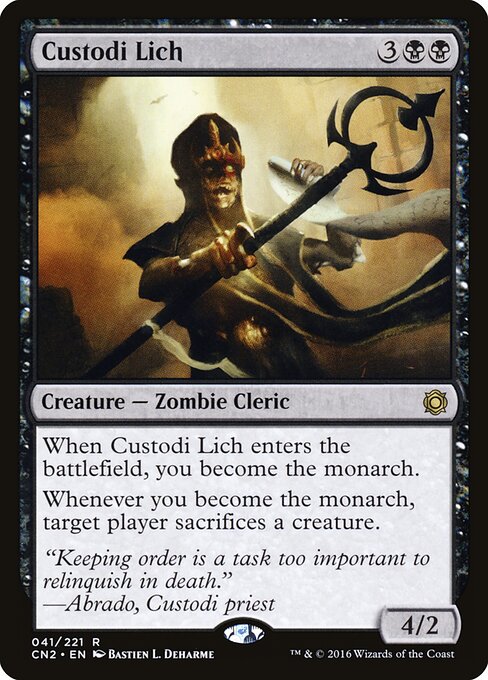 Custodi Lich CN2-41 Rare Good Englisch