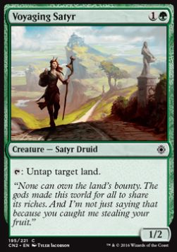 Voyaging Satyr CN2-195 Common Excellent Englisch Foil