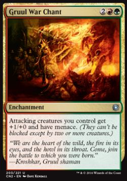 Gruul War Chant CN2-203 Uncommon Excellent Englisch
