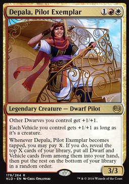 Depala, vorbildliche Pilotin KLD-178 Rare Excellent Deutsch