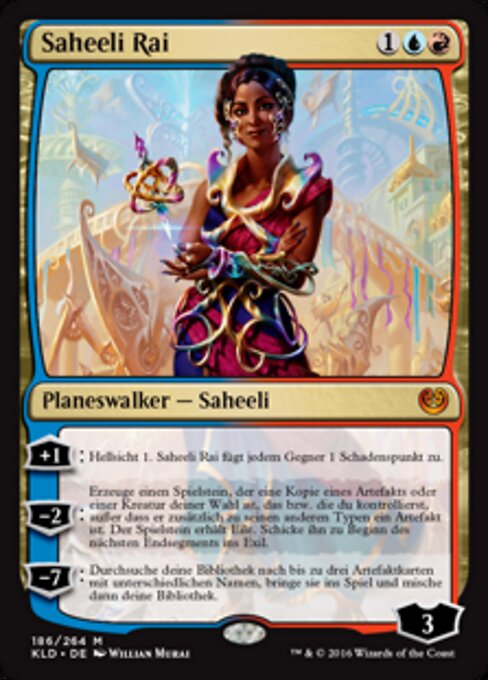 Saheeli Rai KLD-186 Mythic Excellent Deutsch