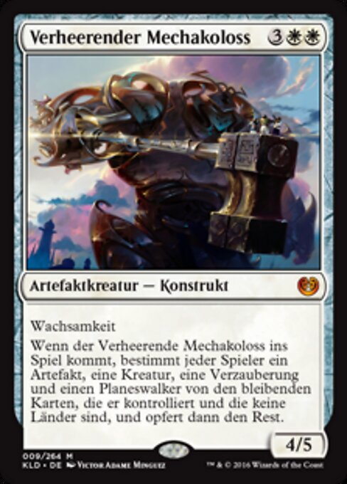 Verheerender Mechakoloss KLD-9 Mythic Excellent Deutsch Foil