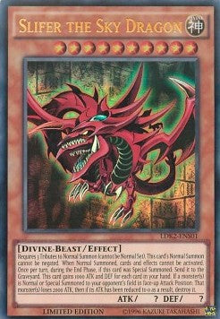 Slifer der Himmelsdrache LDK2-S01 Ultra Rare Played Deutsch
