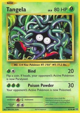 Tangela EVO-8 Common Excellent Deutsch Reverse Holo