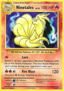 Ninetales EVO-15 Holo Rare Good Englisch
