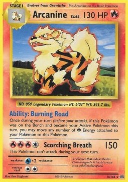 Arcanine EVO-18 Rare Good Englisch