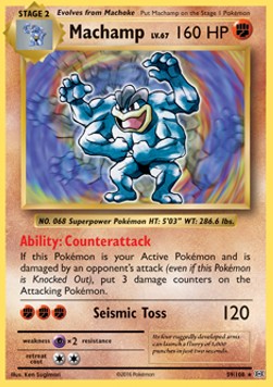 Machamp EVO-59 Holo Rare Light Played Deutsch