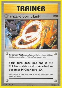 Charizard Spirit Link EVO-75 Uncommon Near Mint Englisch